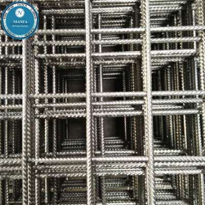 6mm thick cold rolled steel rebar civil construction concrete reinforce fabric panel rebar welded wire mesh