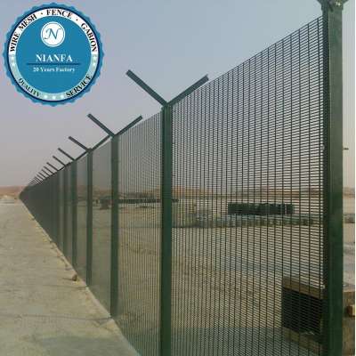 Perimeter Security Welded Wire Mesh 358 railway airport fence (Guangzhou Factory)