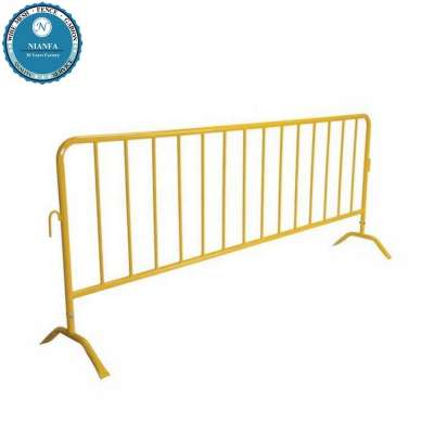 road block protective fence mobile traffic barrier/ American standard steel crowd control fence guards barricade