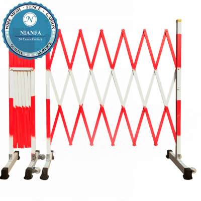 Mobile Safety Barrier/White and Red Expanding Barrier/Portable Traffic Barrier(Guangzhou Factory)