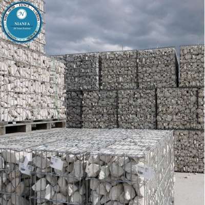 prevent flooding pvc coated Africa hot sale government project 2*1*1 1x1x1 mattress cage gabion