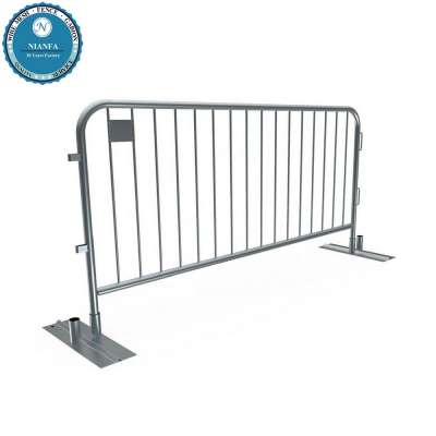 crowd control portable fence american barricade/ traffic safety hot dipped galvanized pedestrian security barriers