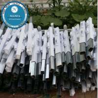 pvc post and rail fence pvc fence post anchor(Guangzhou Factory)