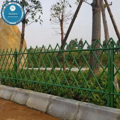 hot dipped galvanized garden bamboo fences/ anti rust 304 stainless steel no dig fencing