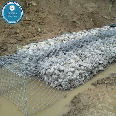 Guangzhou suppliers cheap price galvanized pvc coated 2*1*.5m welded stone gabion baskets