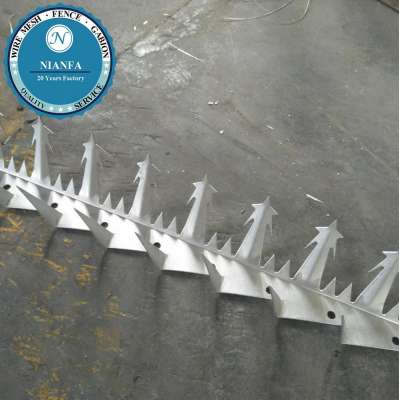 Anti Climb Palisade Wall Spike Galvanized Security Wall Spike Fence(Guangzhou Factory)