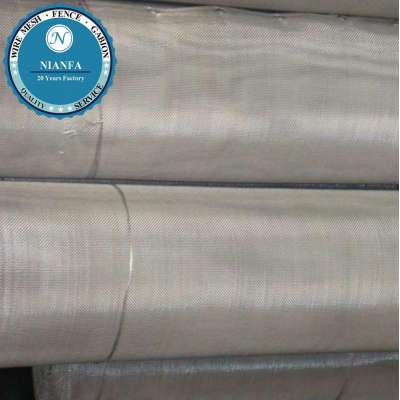 Ultra Fine 120 micron stainless steel metallic fabric/filter cloth/wire mesh screen(Guangzhou factory)