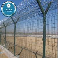 Razor and Barbed Wire Protection Fence for Airport Fence(Guangzhou Factory)