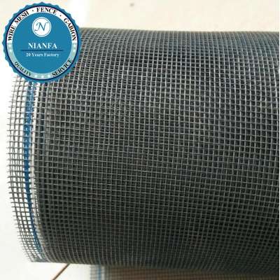 White/Grey/Black color fireproof insect mesh mosquito fiberglass net (Guangzhou Factory)