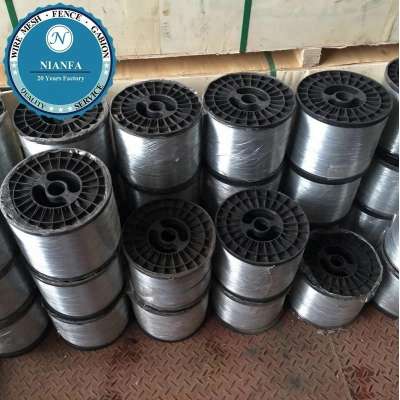 galvanized steel wire on spool