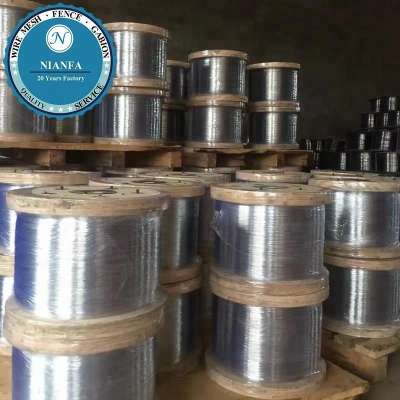 0.4 mm hot dipped electro galvanized spool iron wire