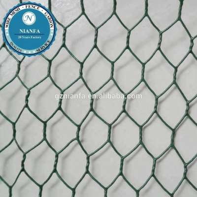 1 inch Animal bird cages galvanized and pvc coated hexagonal wire mesh(Guangzhou Factory)