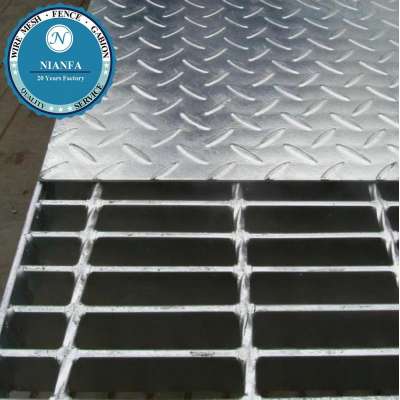 Galvanized Composite Metal Steel Grating with Checker Plate (Guangzhou Factory)