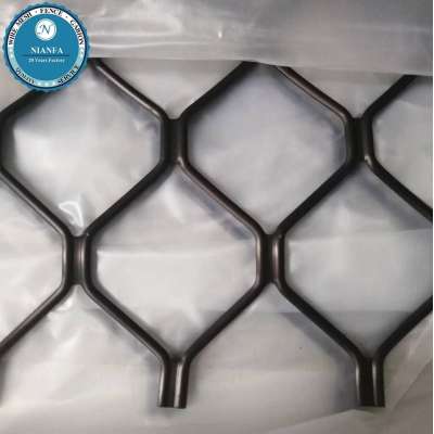 Guangzhou factory Australia market brown white coated aluminum amplimesh window screen/ aluminum mesh grill