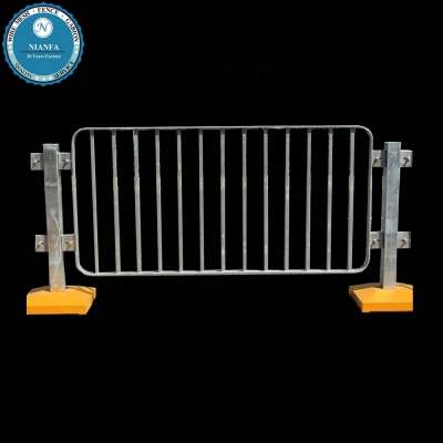 street decoration vehicle lane isolation fencing panel/ Europe market road fencing galvanized wrought iron steel fences