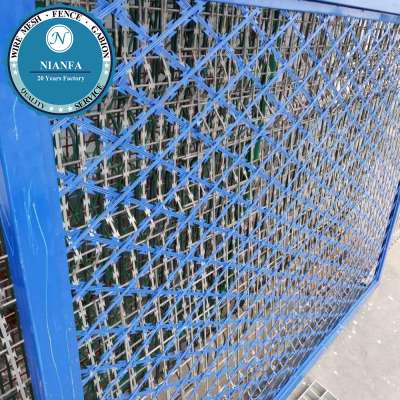 High Security Anti climb welded razor blade wire fence panel (Guangzhou Factory)