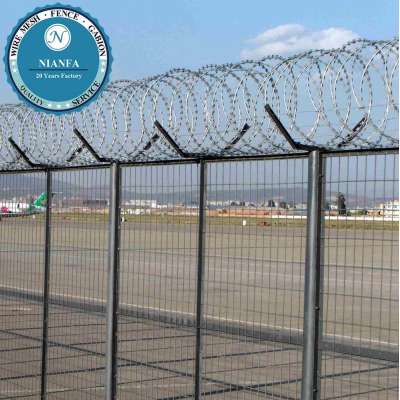 Steel Outdoor Private Fencing Anti climb high security wire wall fence (Guangzhou Factory)