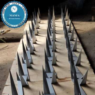 Heavy Duty Razor Spike/Block Wall Topping Spike Strips(Guangzhou Factory)